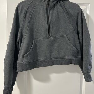 lululemon athletica Gray Half-Zip Sweater